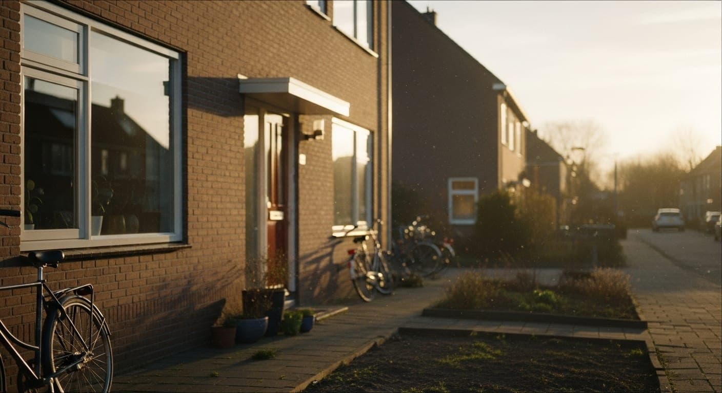 Traditional Dutch style house exterior